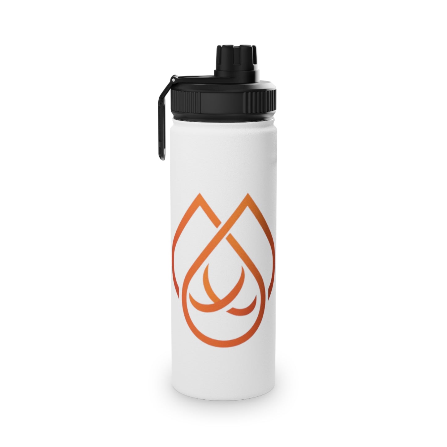 Genesis Home Stainless Steel Water Bottle, Sports Lid