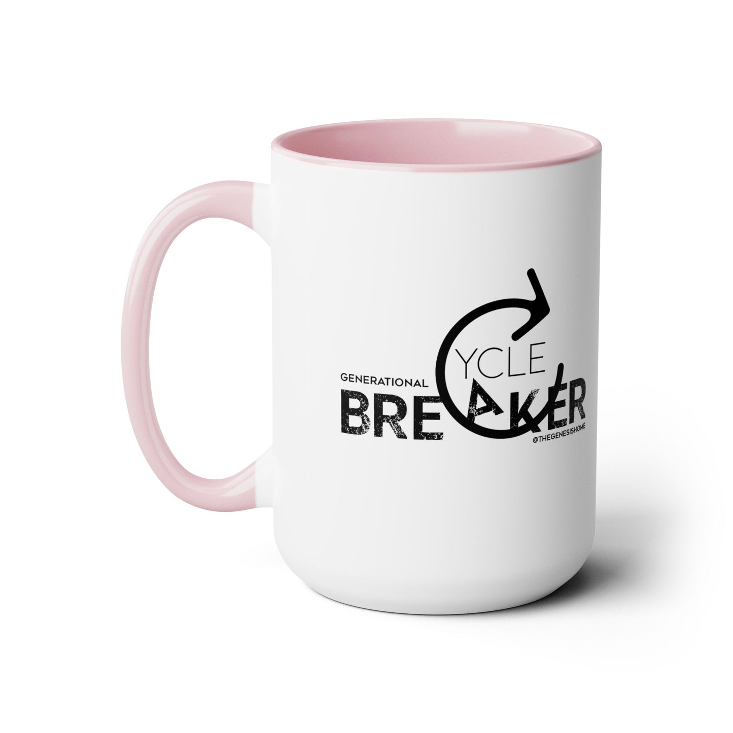 Generational Cycle Breaker Two-Tone Coffee Mugs, 15oz