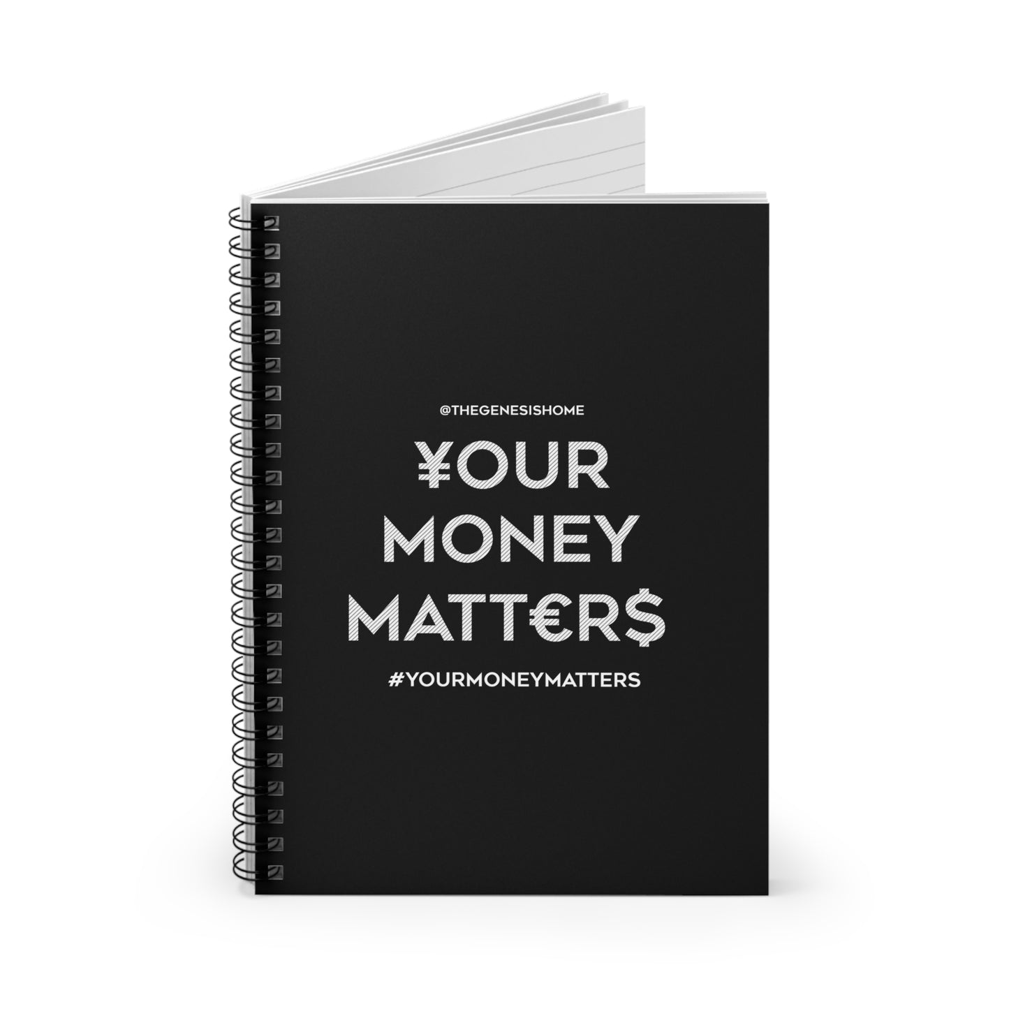 Your Money Matters Spiral Notebook - Ruled Line