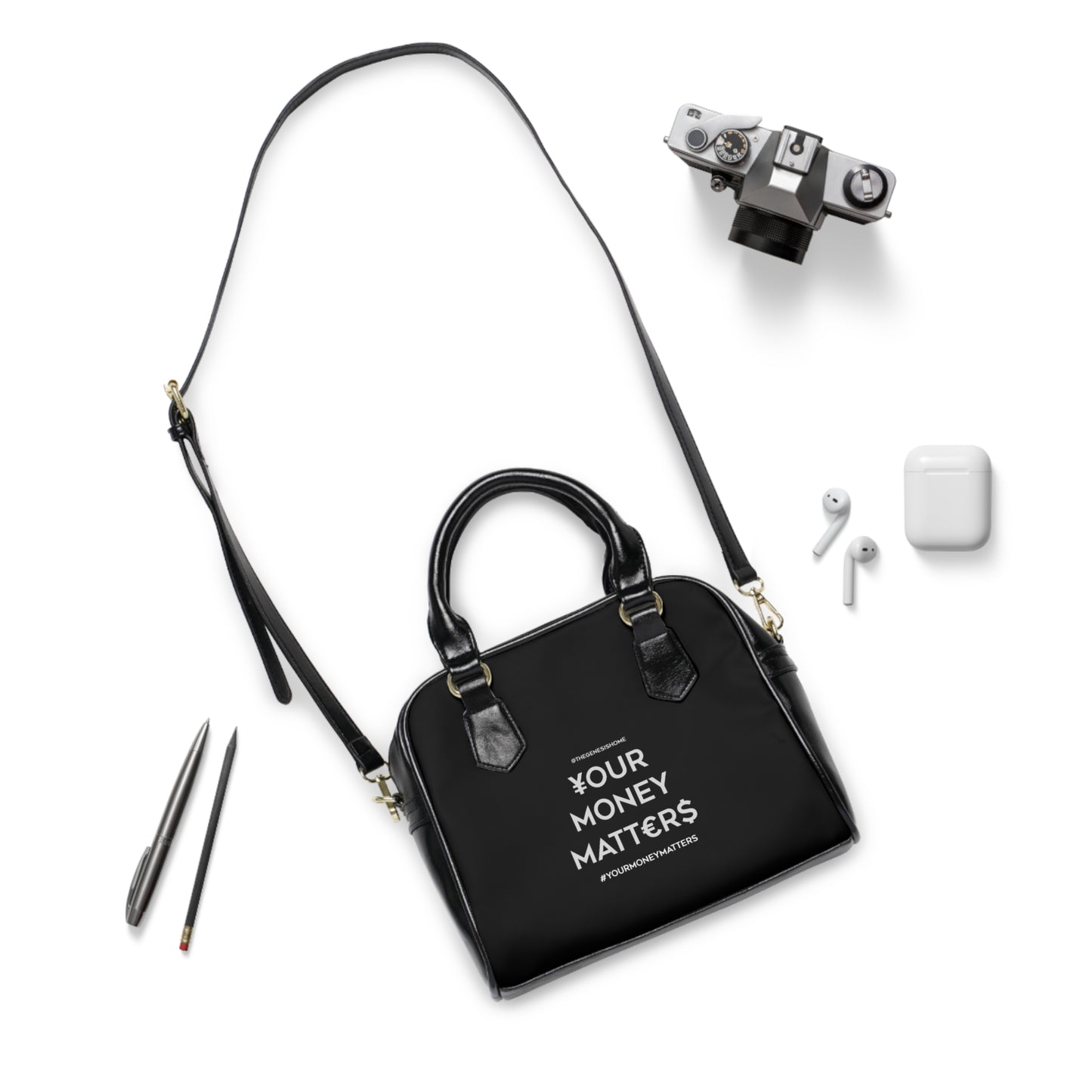Your Money Matters Shoulder Handbag