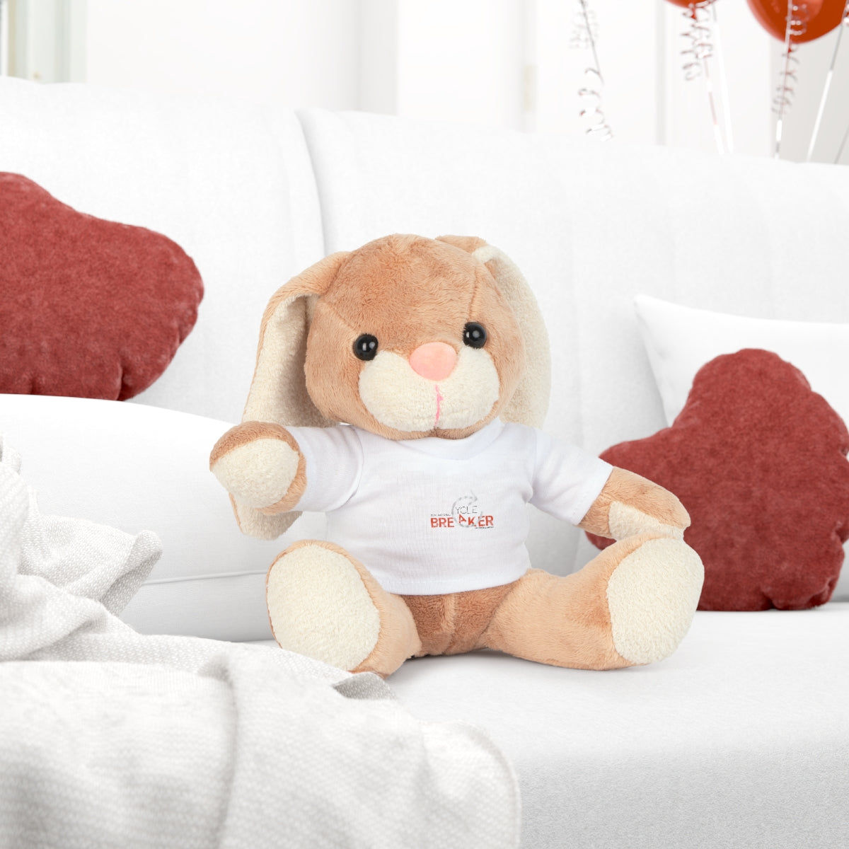 Generational Cycle Breaker Plush Toy with T-Shirt