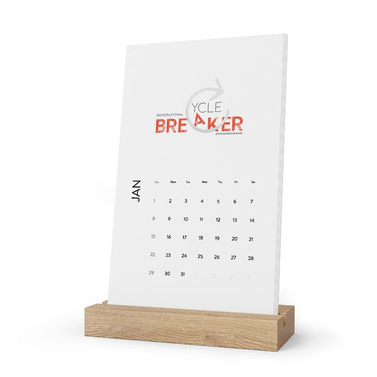 Generational Cycle Breaker Vertical Desk Calendar (2023)