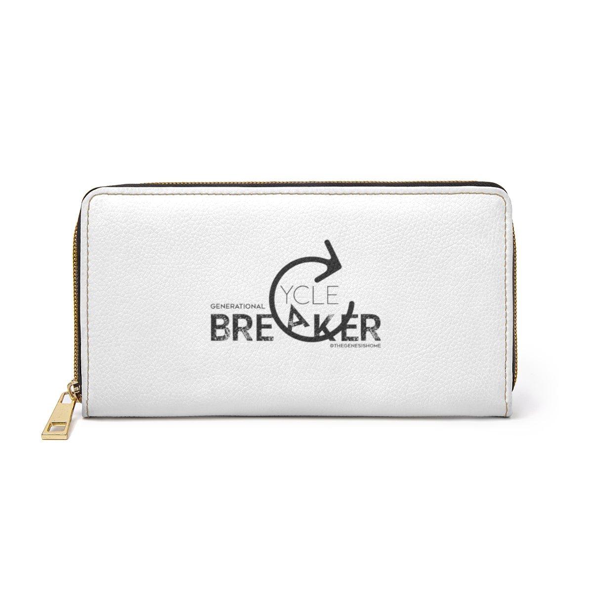 Black Generational Cycle Breaker Zipper Wallet