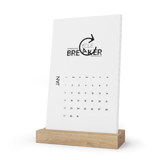 Generational Cycle Breaker Vertical Desk Calendar (2023)